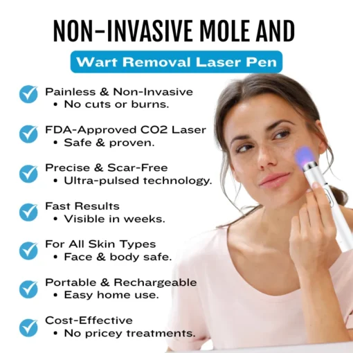 Natravor® PRO SpotlessDerm Mole & Wart Removal Laser Pen - Image 4