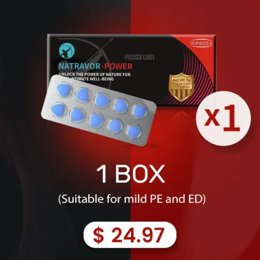 NATRAVOR® Men's Care Compressed Candy Tablets
