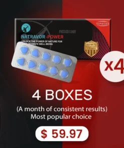 NATRAVOR® Men's Care Compressed Candy Tablets