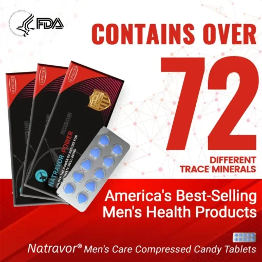 NATRAVOR® Men's Care Compressed Candy Tablets