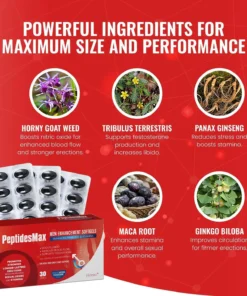Natravor® Peptidesmax Men Max Strength and Vitality Softgels
