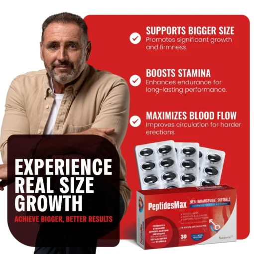Natravor® Peptidesmax Men Max Strength and Vitality Softgels