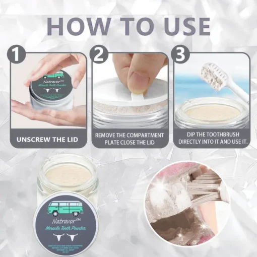 Natravor™Miracle Tooth Powder
