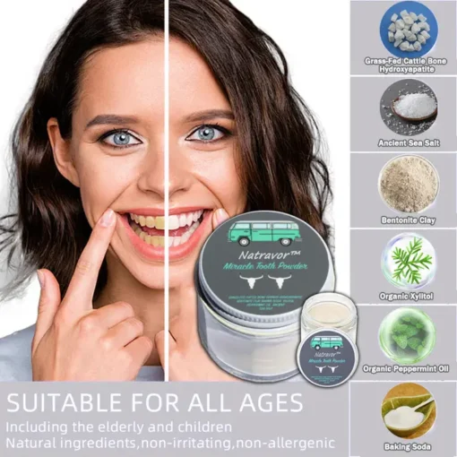 Natravor™Miracle Tooth Powder