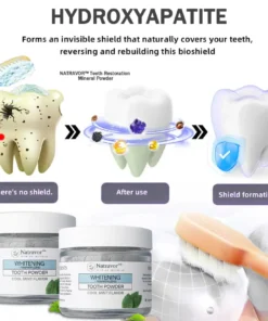 Natravor™Remineralizing & Whitening Tooth Powder Cool Mint