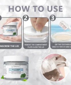 Natravor™Remineralizing & Whitening Tooth Powder Cool Mint