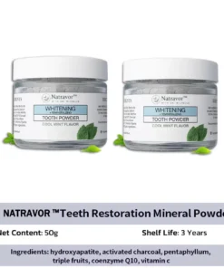 Natravor™Remineralizing & Whitening Tooth Powder Cool Mint