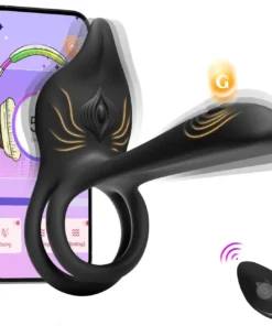 NATRAVOR® Enchanted Girl Luxe Smart Vibrating Ring – App-Controlled Pleasure for Couples