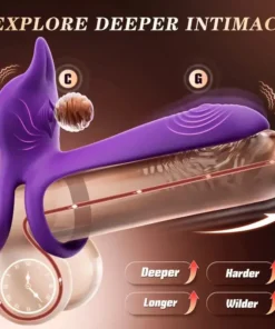 NATRAVOR® Enchanted Girl Luxe Smart Vibrating Ring – App-Controlled Pleasure for Couples