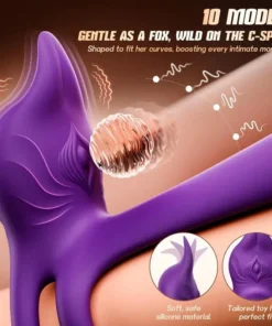 NATRAVOR® Enchanted Girl Luxe Smart Vibrating Ring – App-Controlled Pleasure for Couples