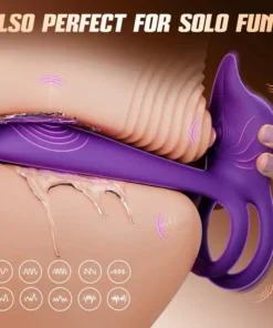 NATRAVOR® Enchanted Girl Luxe Smart Vibrating Ring – App-Controlled Pleasure for Couples