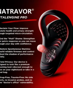 NATRAVOR® VitalEngine Pro-The 1 5-in-1 at-home trainer that reverses ED PE with advanced Precision