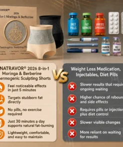 NATRAVOR® 2026 8-in-1 Moringa & Berberine Thermogenic Sculpting Shorts