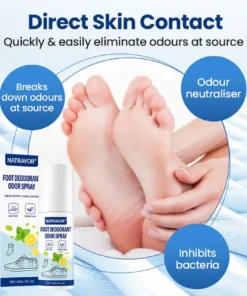 NATRAVOR® Foot Deodorant Odor Spray