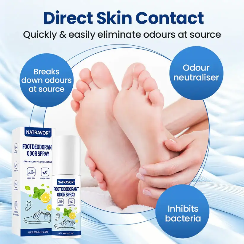 NATRAVOR® Foot Deodorant Odor Spray