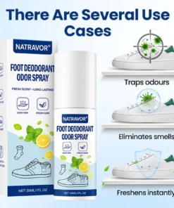 NATRAVOR® Foot Deodorant Odor Spray