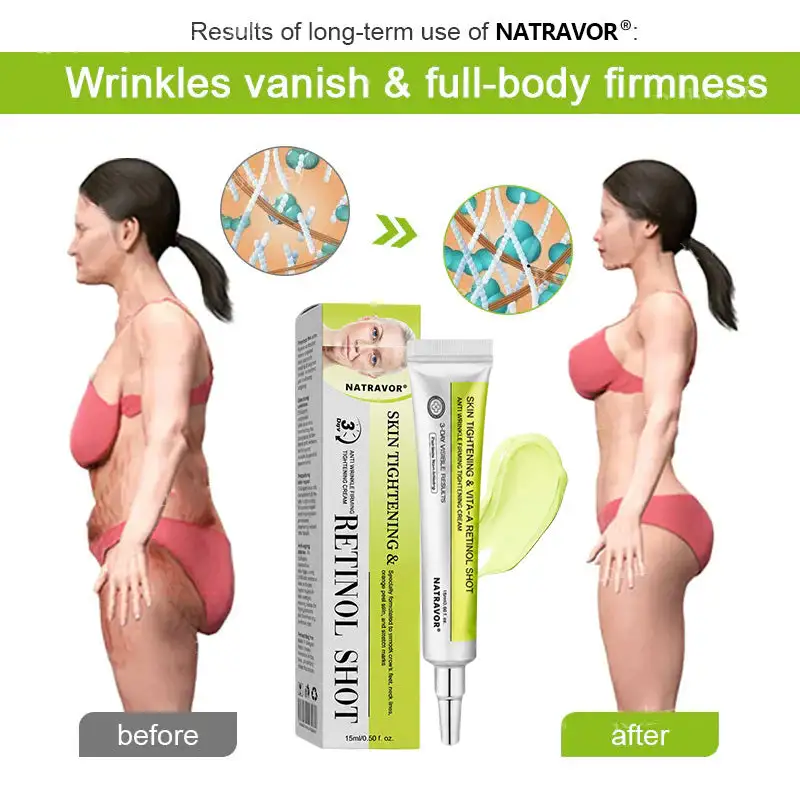 NATRAVOR® Skin Tightening & Vita-A Retinol Retinol shot Anti-Wrinkle Firming Tightening cream