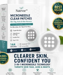 Natrvor® 2-in-1 Microneedle & Hydrocolloid Patch