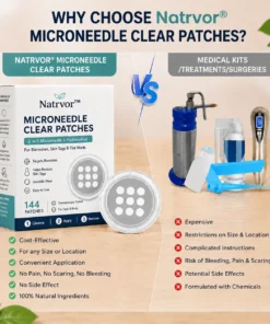 Natrvor® 2-in-1 Microneedle & Hydrocolloid Patch