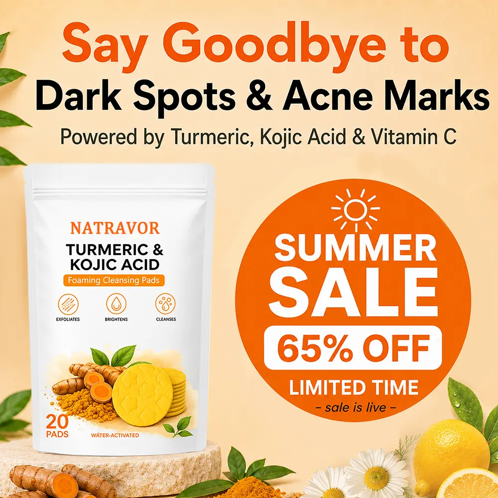NATRAVOR® Turmeric Kojic Glow Pads