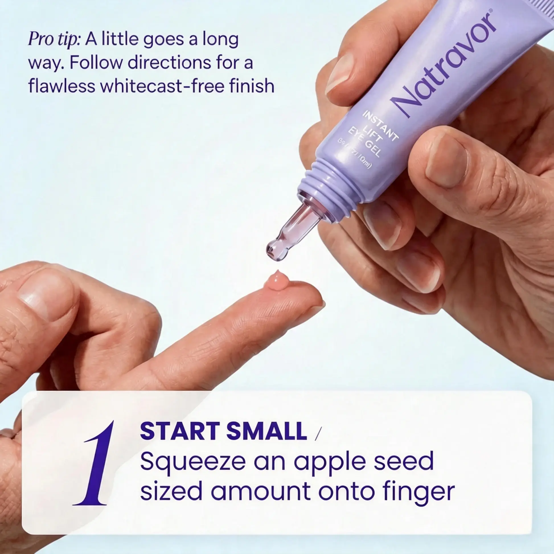 Natravor Instant Lift Eye Gel – Smooth Wrinkles & Reduce the Look of Under-Eye Bags
