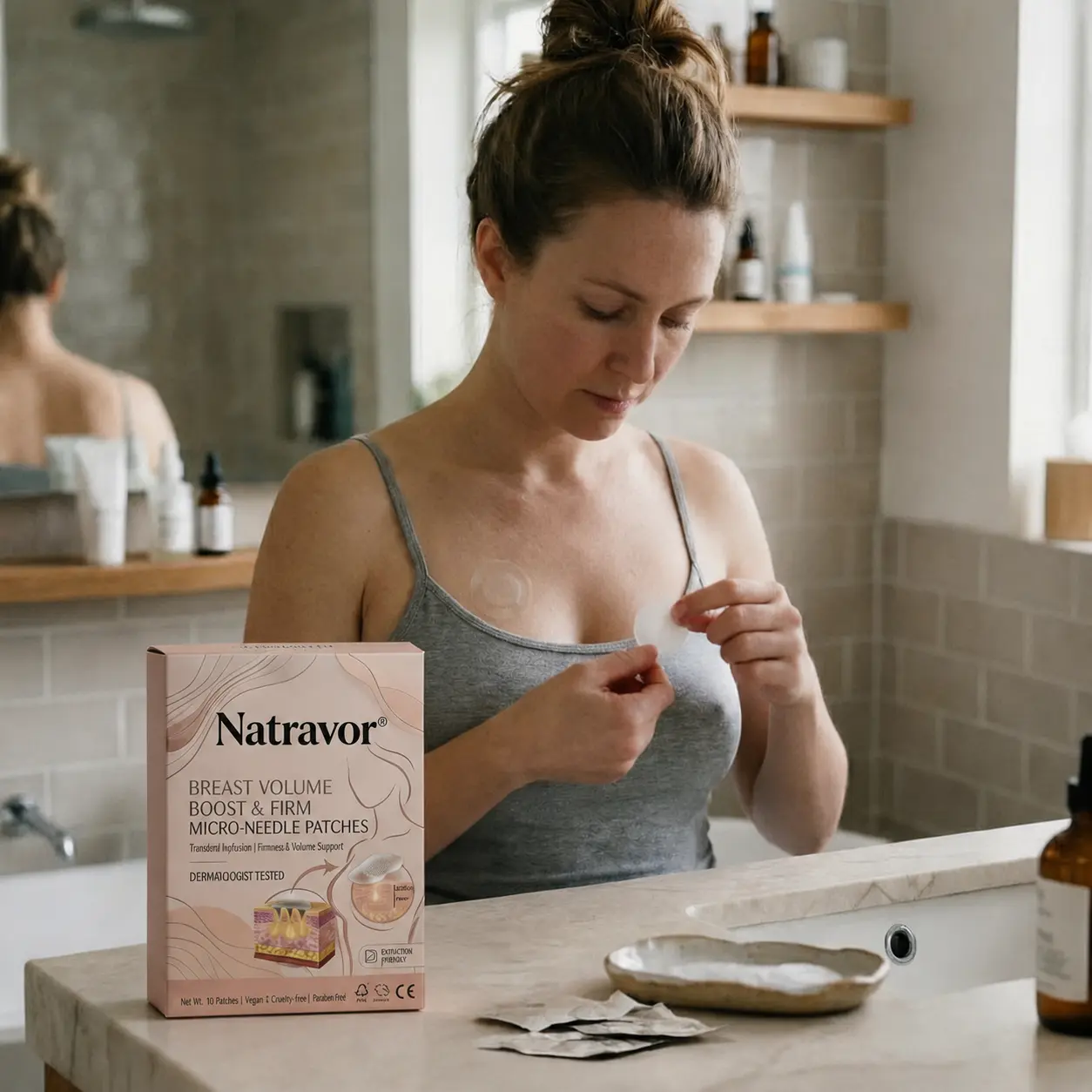 Natravor Targeted Breast Enhancement Advanced Nano-Microneedle Patches