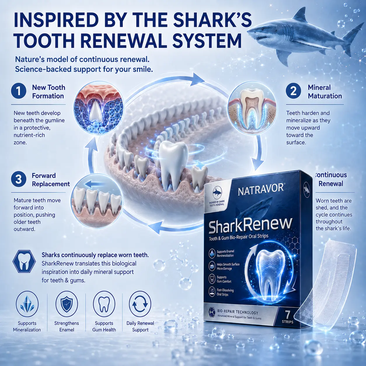 NATRAVOR® SharkRenew Bio-Mineral Tooth Repair Gel