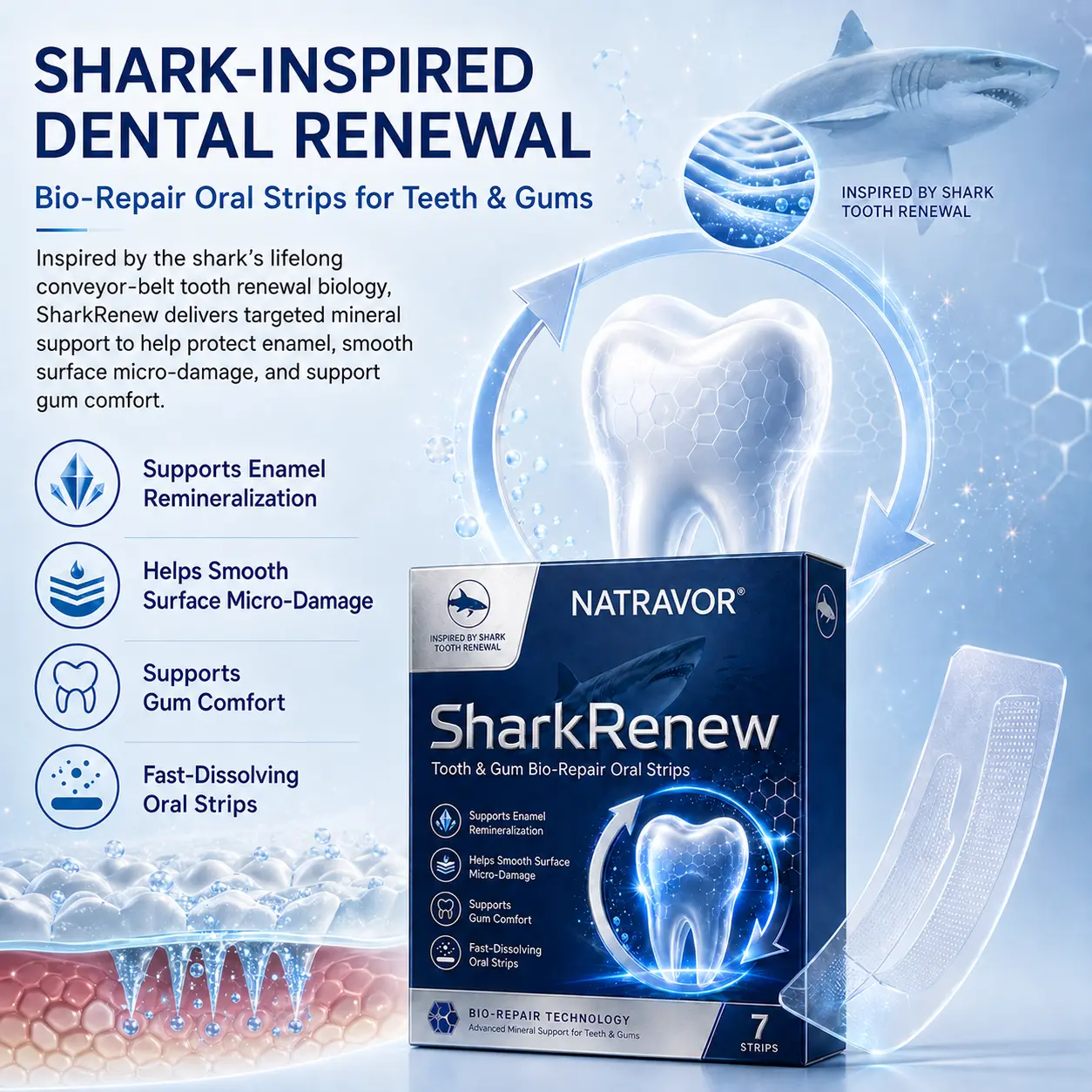 NATRAVOR® SharkRenew Bio-Mineral Tooth Repair Gel