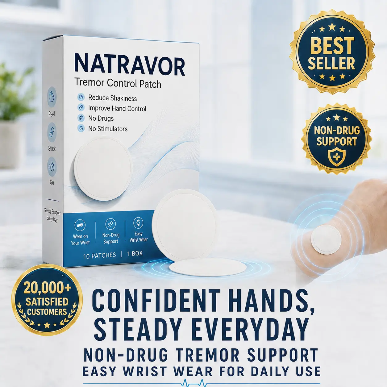 NATRAVOR® Tremor Control Patch