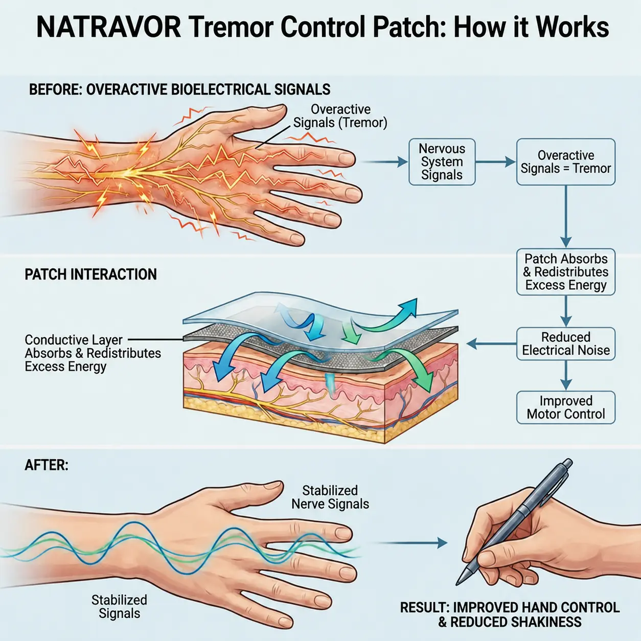 NATRAVOR® Tremor Control Patch