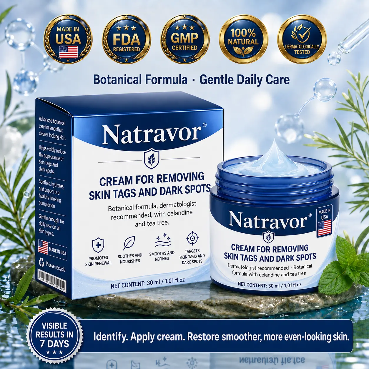 Natravor® 7-Day Cream for Skin Tags & Spots