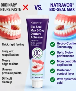 Natravor® Bio-Seal Max 5-Day Denture Adhesive