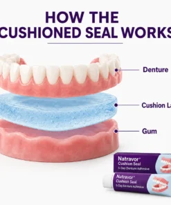 Natravor® Bio-Seal Max 5-Day Denture Adhesive