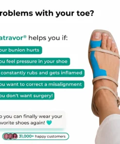 Natravor® Relief Botanical Bunion Comfort Patcht