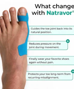 Natravor® Relief Botanical Bunion Comfort Patcht