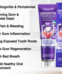 𝐍𝐚𝐭𝐫𝐚𝐯𝐨𝐫® VioCore Bee Venom Gingivitis & Periodontitis Treatment Toothpaste
